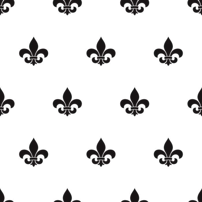 Layout our notable Fleur de Lis peel and stick removable wallpaper along your walls to instantly feel like royalty!
