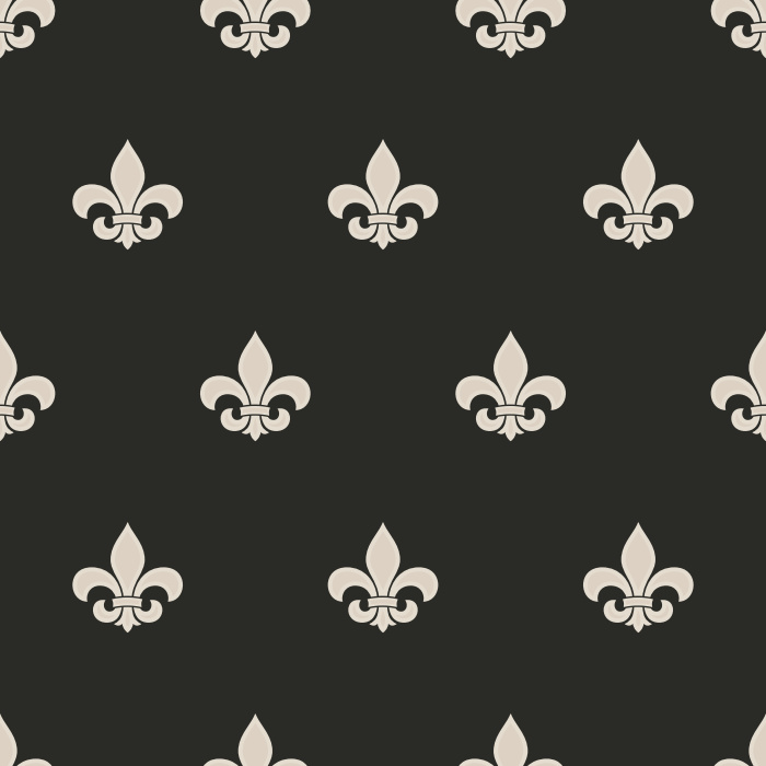 Layout our notable Fleur de Lis peel and stick removable wallpaper along your walls to instantly feel like royalty!