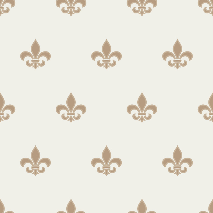 Layout our notable Fleur de Lis peel and stick removable wallpaper along your walls to instantly feel like royalty!