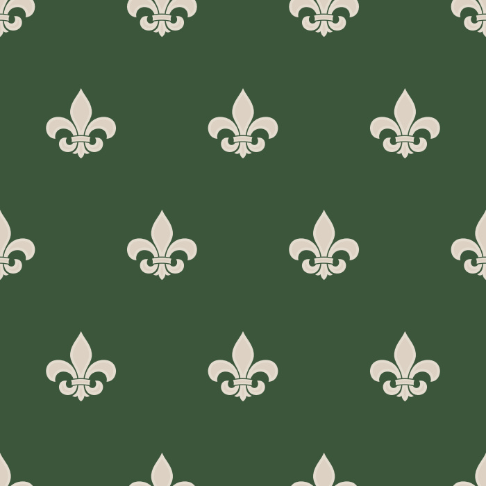 Layout our notable Fleur de Lis peel and stick removable wallpaper along your walls to instantly feel like royalty!