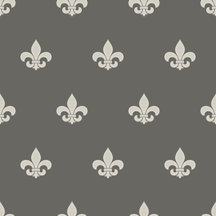 Layout our notable Fleur de Lis peel and stick removable wallpaper along your walls to instantly feel like royalty!