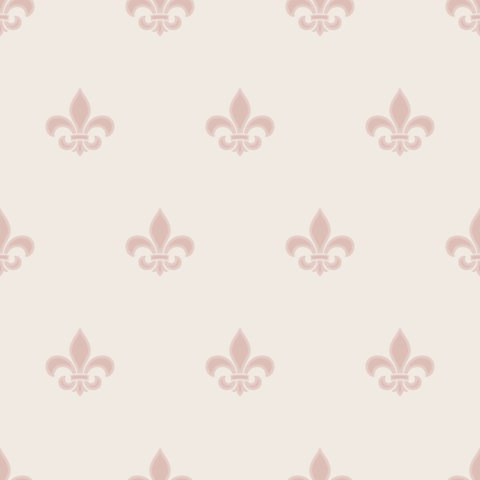 Layout our notable Fleur de Lis peel and stick removable wallpaper along your walls to instantly feel like royalty!