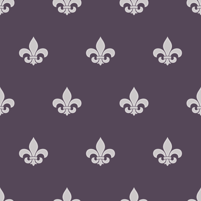 Layout our notable Fleur de Lis peel and stick removable wallpaper along your walls to instantly feel like royalty!