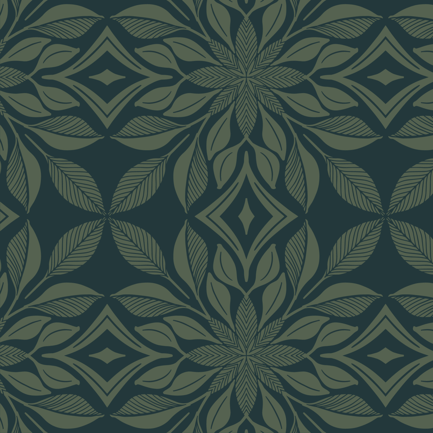 Garden Trellis Wallpaper