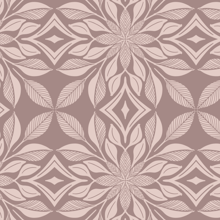 Our tile-like Garden Trellis peel and stick removable wallpaper creates an abstract lattice of patterned leaves across your walls!