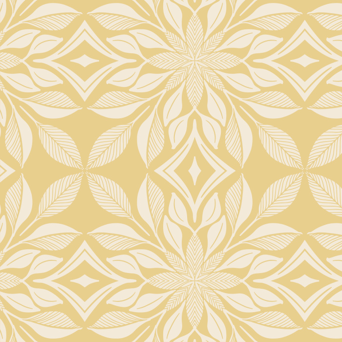 Our tile-like Garden Trellis peel and stick removable wallpaper creates an abstract lattice of patterned leaves across your walls!