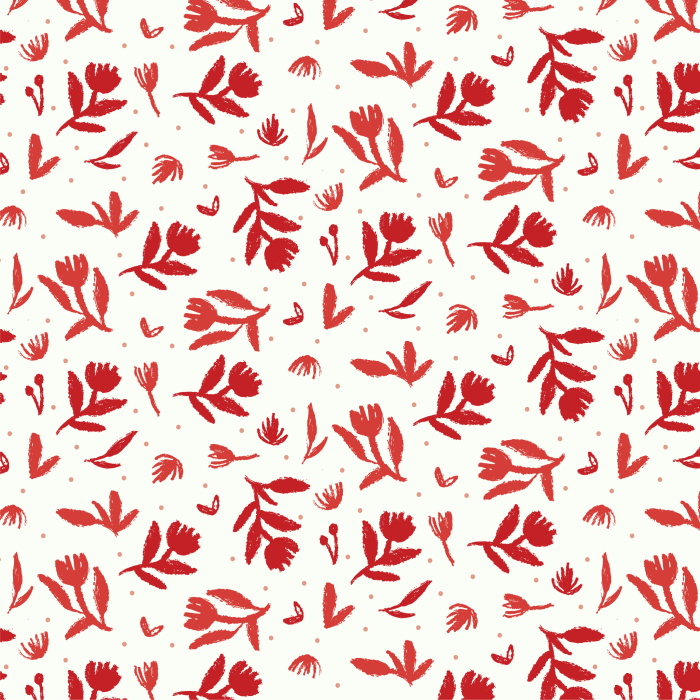Transform your child's room into a flourishing garden with our Little Tulips peel and stick removable wallpaper.