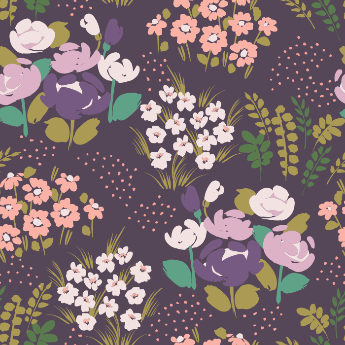 Decorate your walls in our sweet Large Tulips peel and stick removable wallpaper!