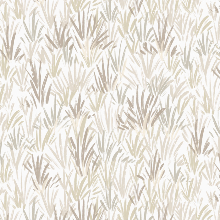 Add something fresh and exotic to your living space with our Jungle Grass peel and stick removable wallpaper.