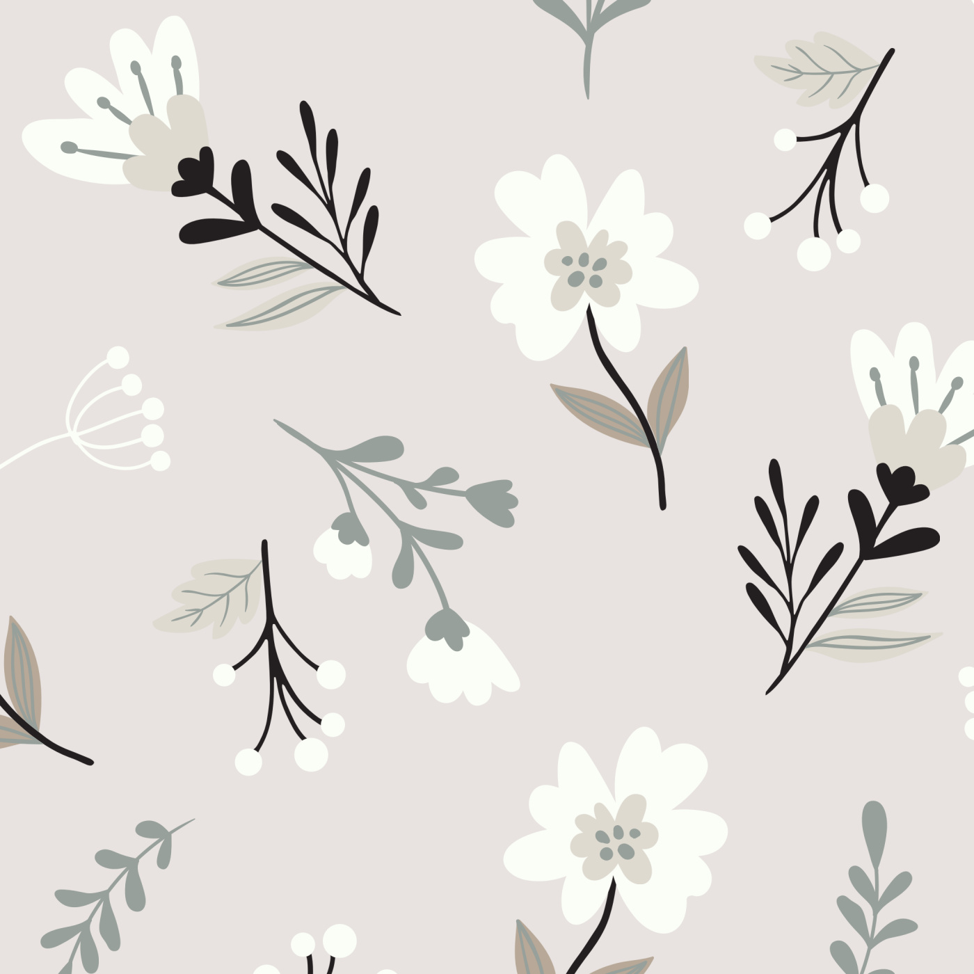 Nordic Garden Wallpaper