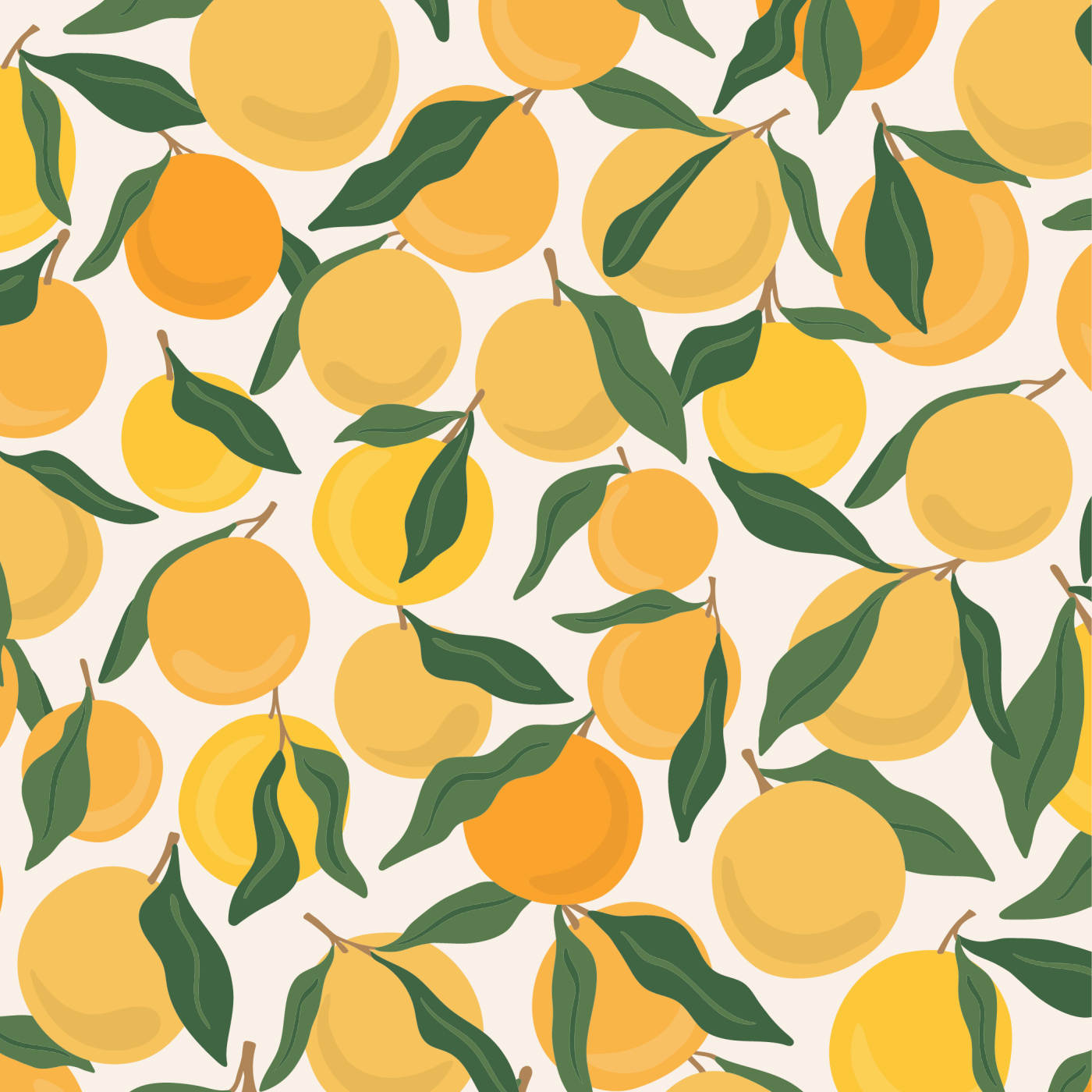 Bright Oranges Wallpaper