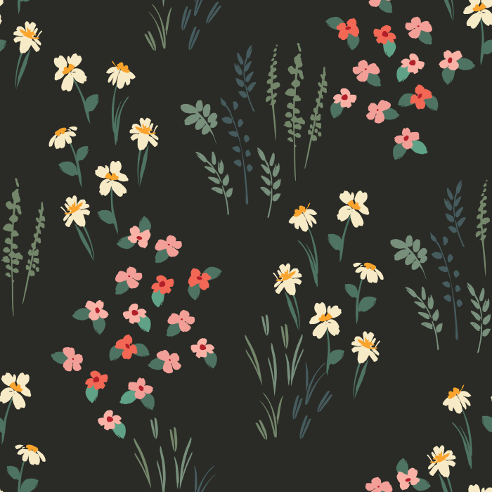 Bring a garden of color into your home with our Spring Field Peel And Stick Removable Wallpaper.