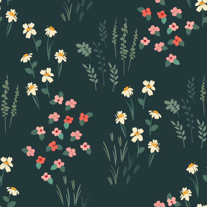 Bring a garden of color into your home with our Spring Field Peel And Stick Removable Wallpaper.