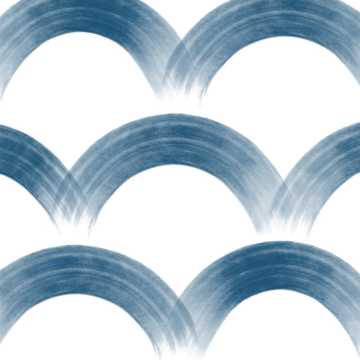 Make a statement on any wall in your home with our Ocean Waves peel and stick removable wallpaper.