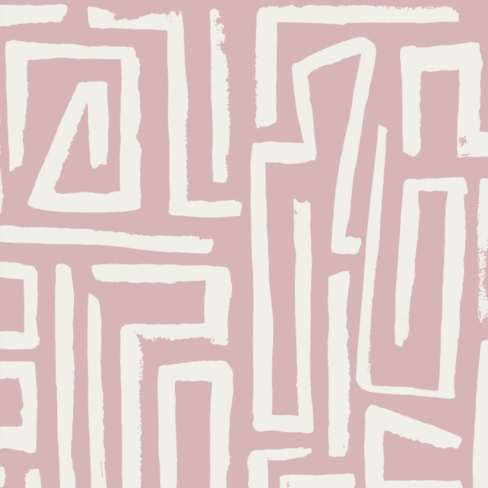 Pink Love Peel and Stick Wallpaper Sample - 19′′x19′′, PVC-Free