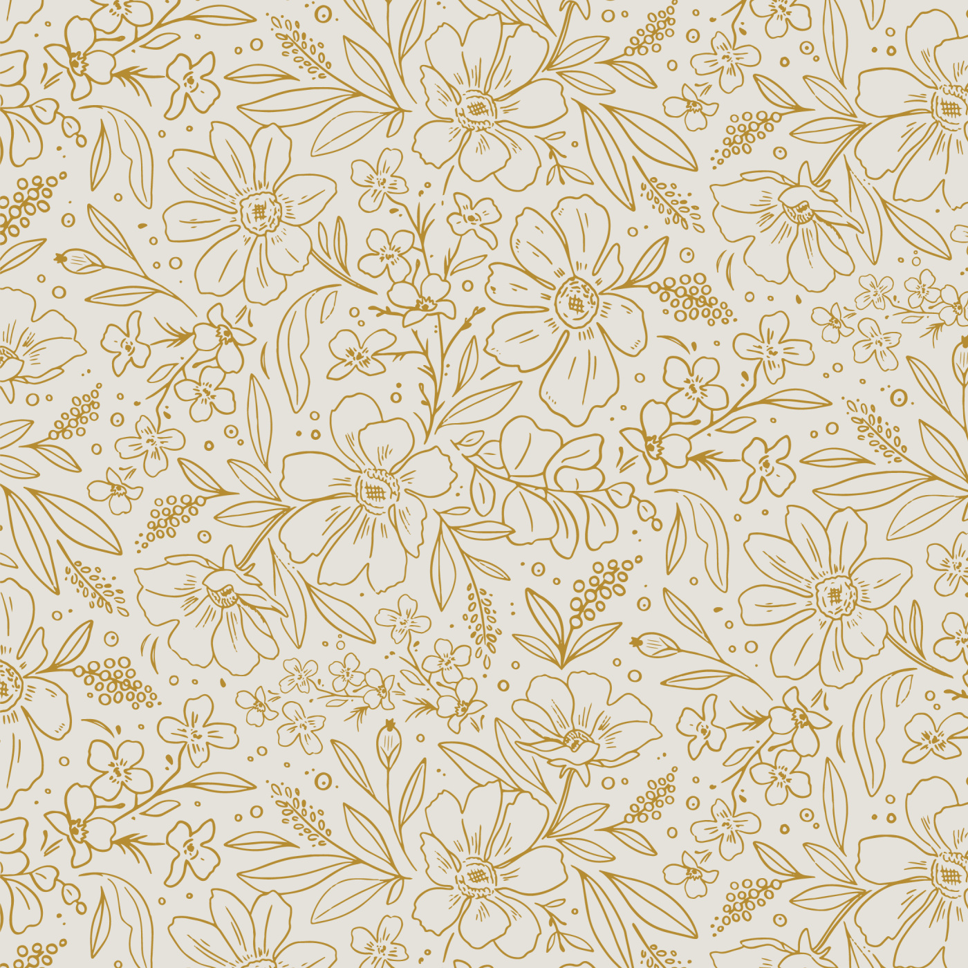 Dancing Florals Wallpaper