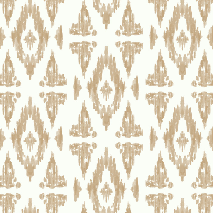 Create a playful, boho atmosphere with our Painted Ikat peel and stick removable wallpaper.