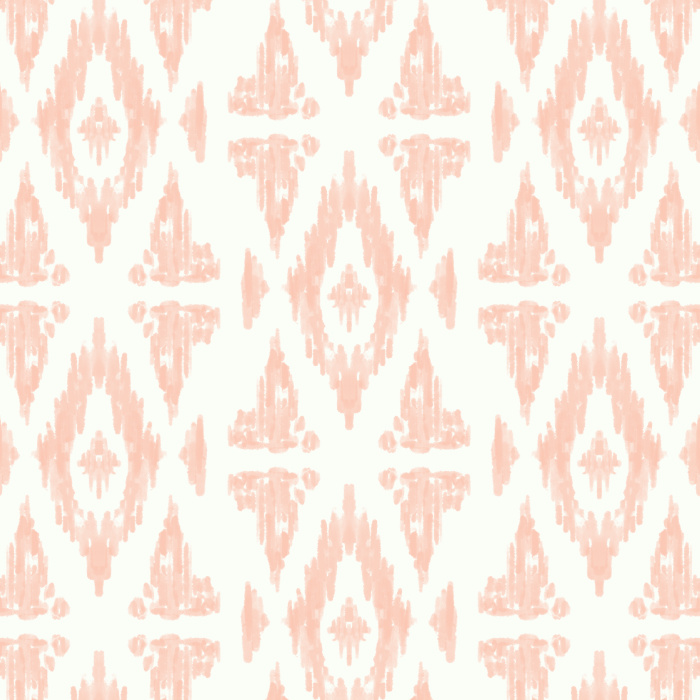 Create a playful, boho atmosphere with our Painted Ikat peel and stick removable wallpaper.