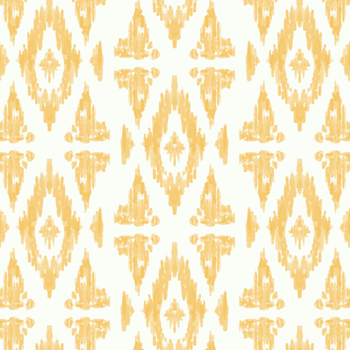 Create a playful, boho atmosphere with our Painted Ikat peel and stick removable wallpaper.