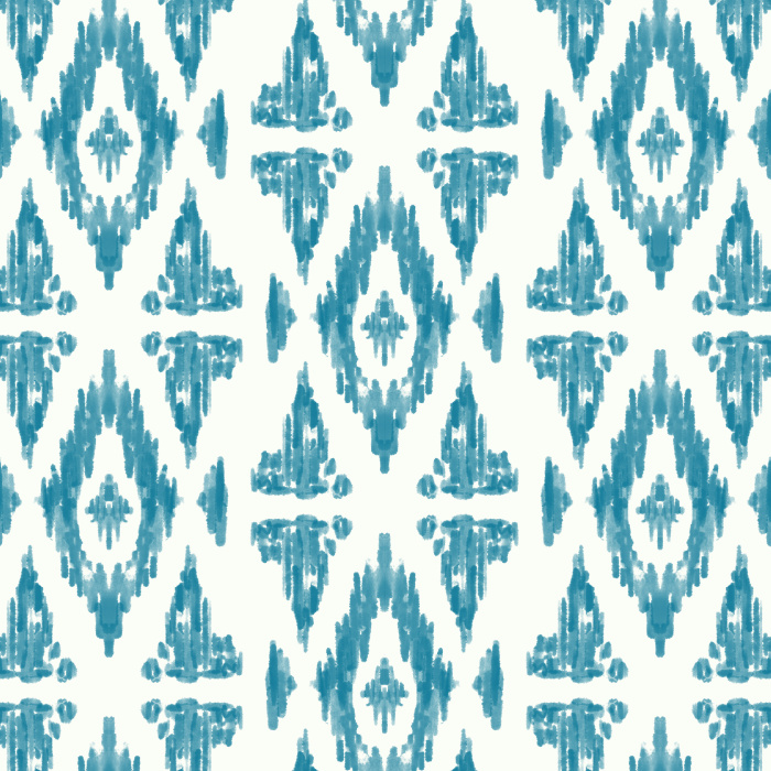 Create a playful, boho atmosphere with our Painted Ikat peel and stick removable wallpaper.