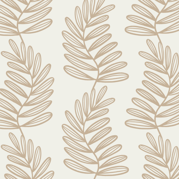 Bring the feeling of nature inside with the leafy look of our Winding Ferns peel and stick removable wallpaper.