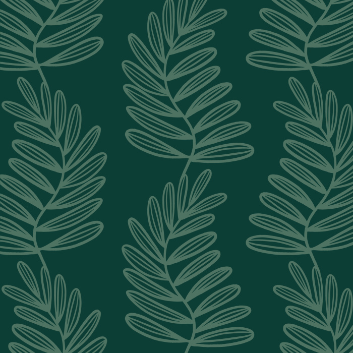 Bring the feeling of nature inside with the leafy look of our Winding Ferns peel and stick removable wallpaper.