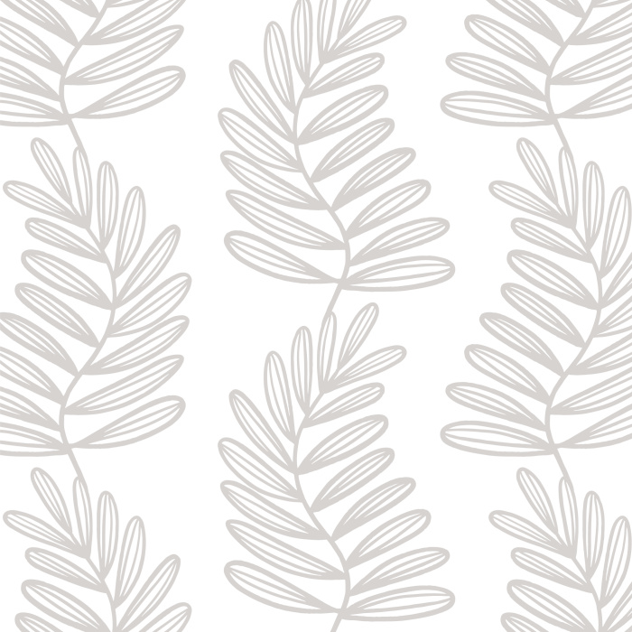 Bring the feeling of nature inside with the leafy look of our Winding Ferns peel and stick removable wallpaper.
