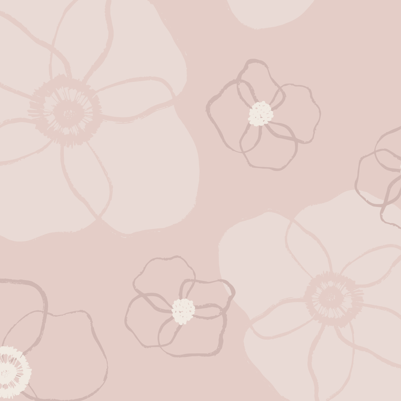Large Poppies Wallpaper