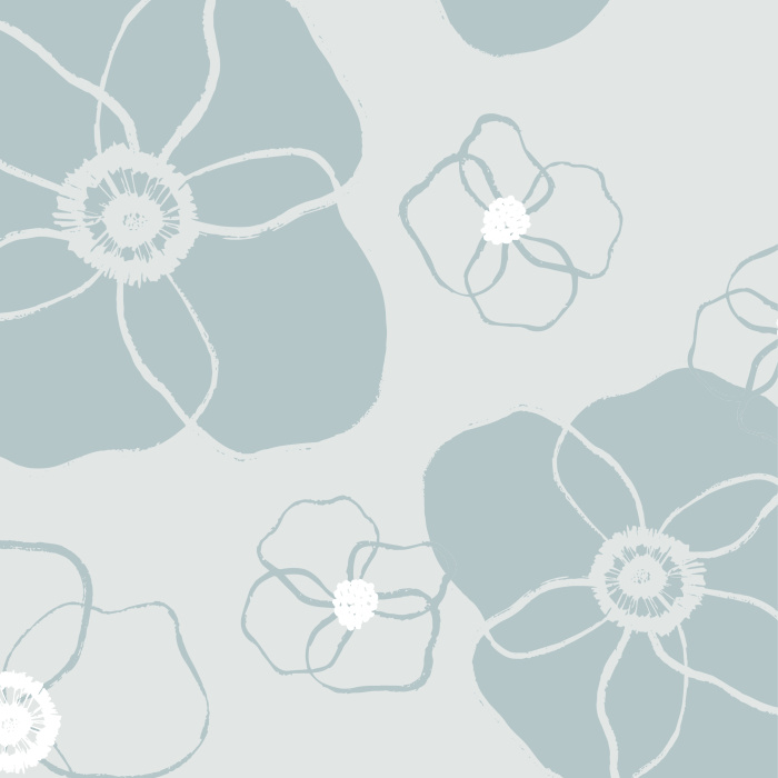 Transform your child's room into a growing garden with our Large Poppies peel and stick removable wallpaper.