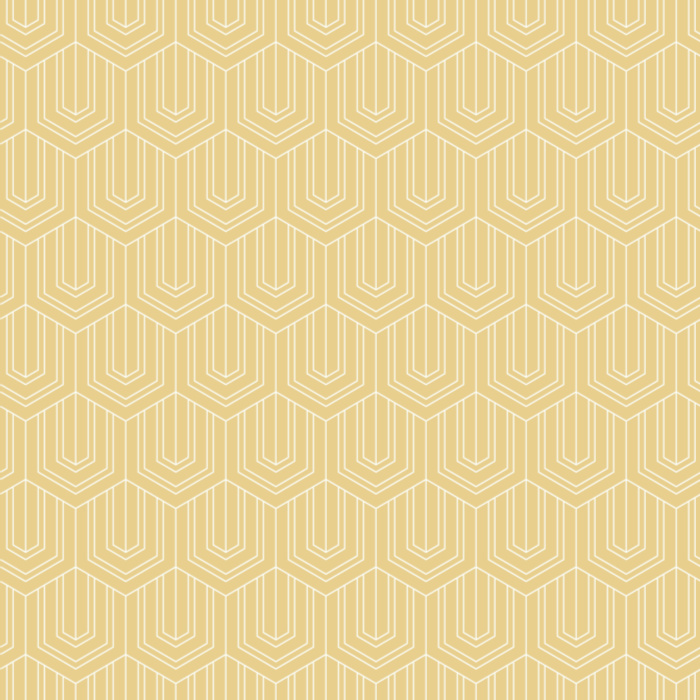 The modern look of our Mod Honeycomb peel and stick removable wallpaper is sure to make a statement on any wall in your home!