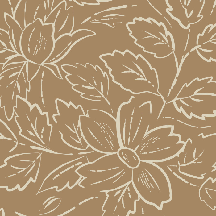 Transform any wall in your home into a growing garden with our Ink Flower peel and stick removable wallpaper.
