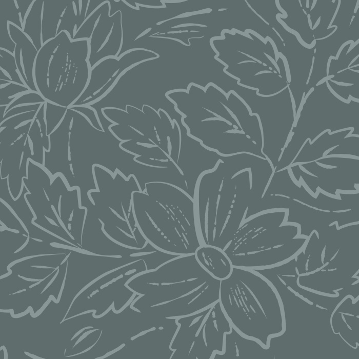Transform any wall in your home into a growing garden with our Ink Flower peel and stick removable wallpaper.