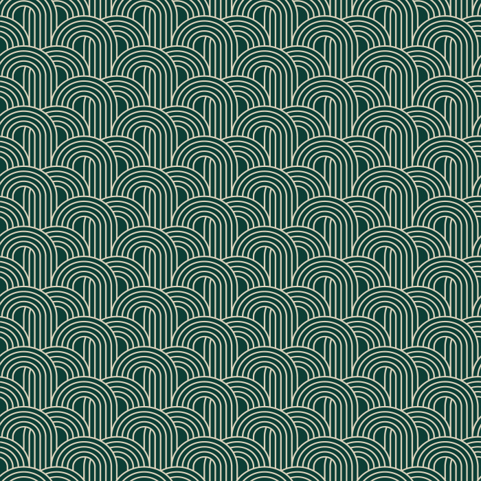 Invent your space with stunning art deco fashion with our Mod Scales peel and stick removable wallpaper.