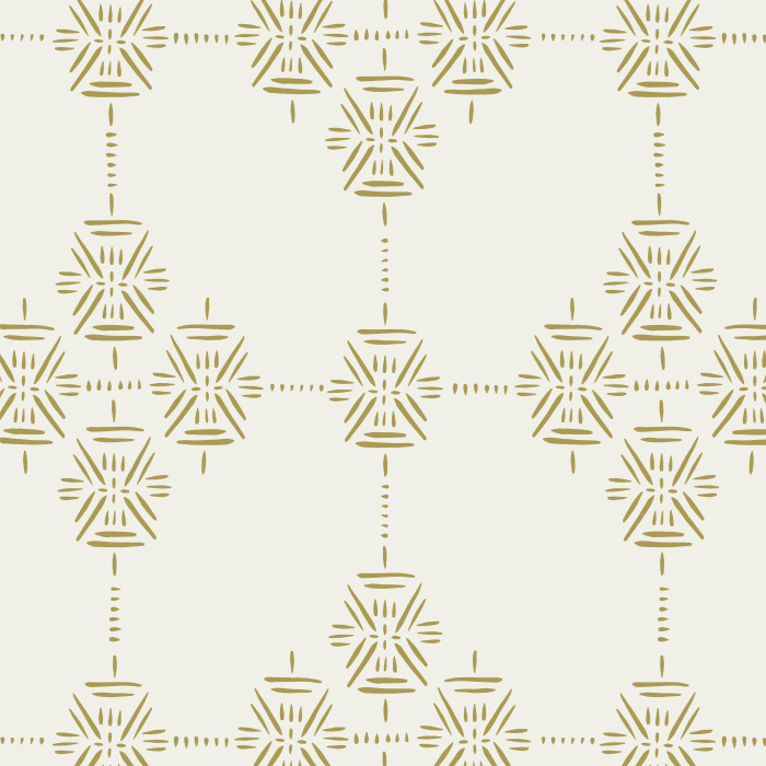 Add some bohemian flair to any space with our Retro Geometric peel and stick removable wallpaper.