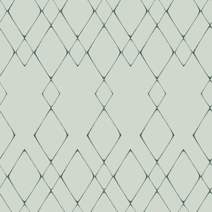 Add a classy accent to any wall in your home with our Inky Diamonds peel and stick removable wallpaper.