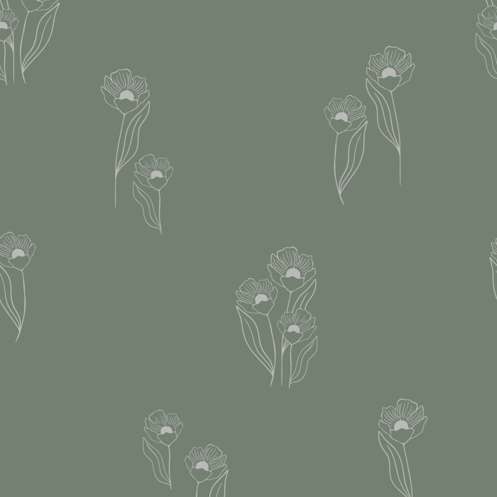 Our Flower Field peel and stick removable wallpaper is the perfect, delicate floral design to add interest to any space!