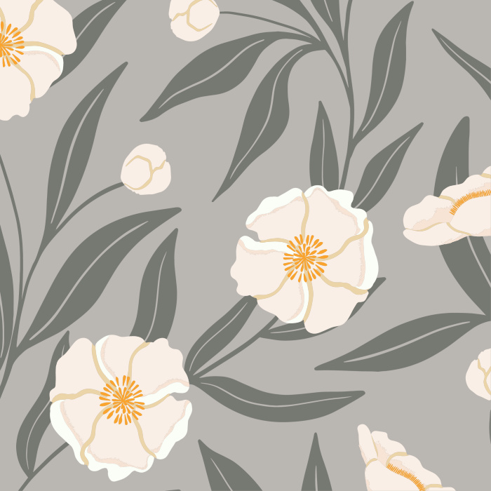 Create a beautiful, fresh atmosphere with our Magnolia Tree peel and stick removable wallpaper.