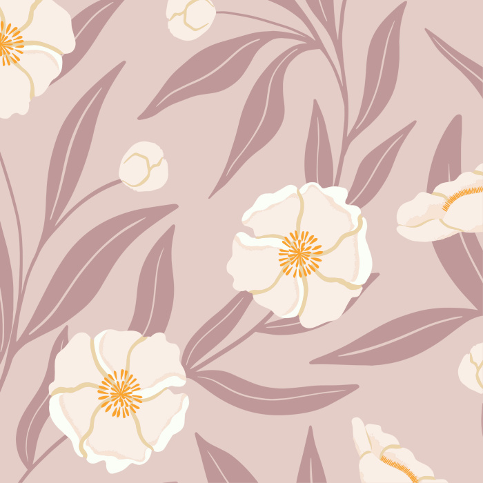 Create a beautiful, fresh atmosphere with our Magnolia Tree peel and stick removable wallpaper.