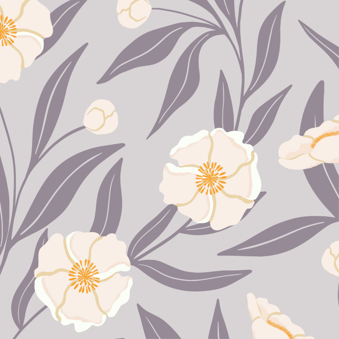 Create a beautiful, fresh atmosphere with our Magnolia Tree peel and stick removable wallpaper.