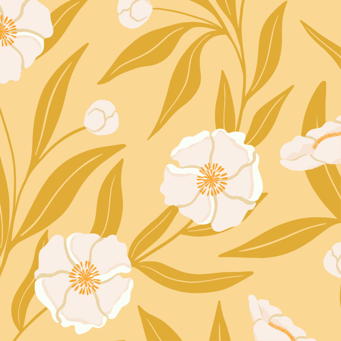 Create a beautiful, fresh atmosphere with our Magnolia Tree peel and stick removable wallpaper.