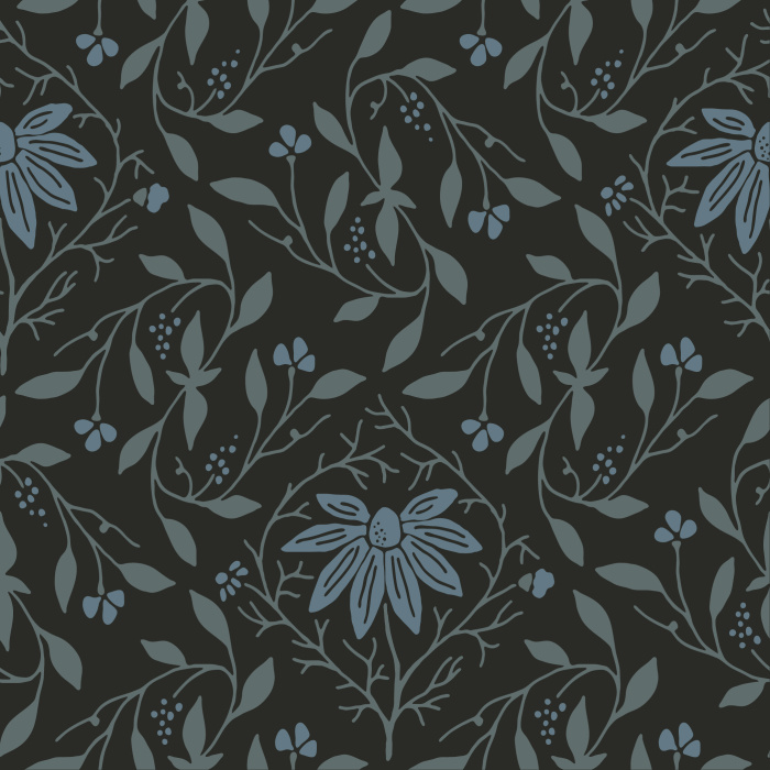 Create a garden of beauty on your walls with our Chamomile Berries peel and stick removable wallpaper.