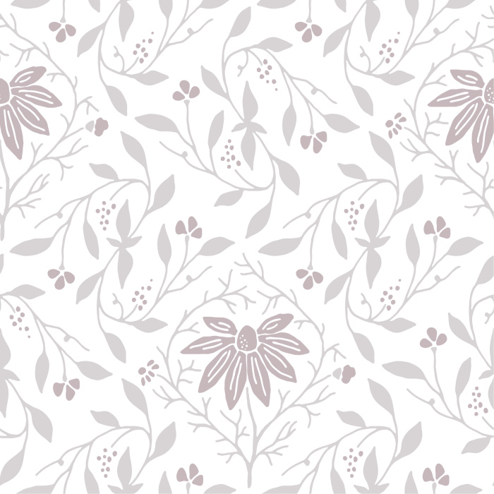 Create a garden of beauty on your walls with our Chamomile Berries peel and stick removable wallpaper.