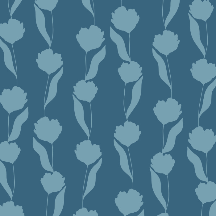 Add some subtle, natural beauty to any room with our Outlined Posies peel and stick removable wallpaper.