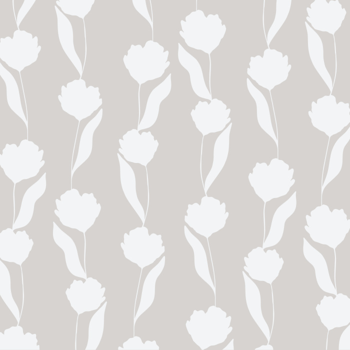 Add some subtle, natural beauty to any room with our Outlined Posies peel and stick removable wallpaper.