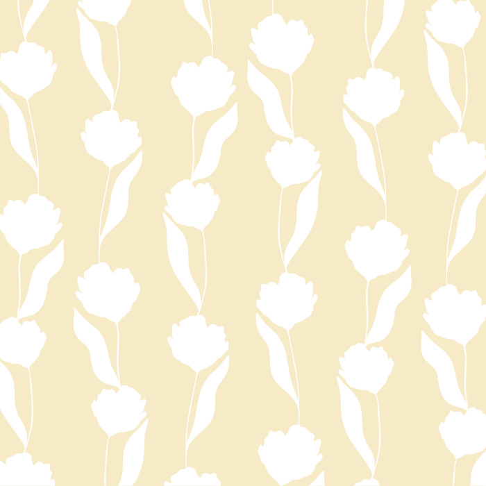 Add some subtle, natural beauty to any room with our Outlined Posies peel and stick removable wallpaper.