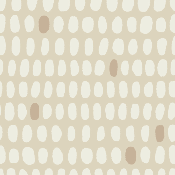 Our Beach Pebbles peel and stick removable wallpaper satisfyingly aligns abstract stones across your walls!