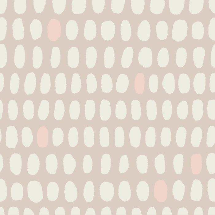 Our Beach Pebbles peel and stick removable wallpaper satisfyingly aligns abstract stones across your walls!