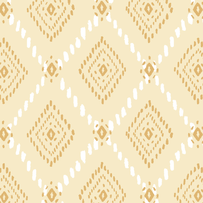Add a unique touch to your space with our Ikat Diamonds peel and stick removable wallpaper!