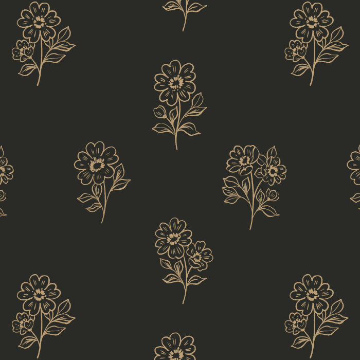 Add some natural charm to any space with our Petit Posie peel and stick removable wallpaper. 