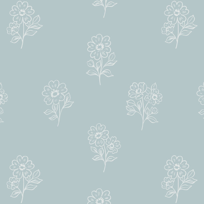 Add some natural charm to any space with our Petit Posie peel and stick removable wallpaper. 